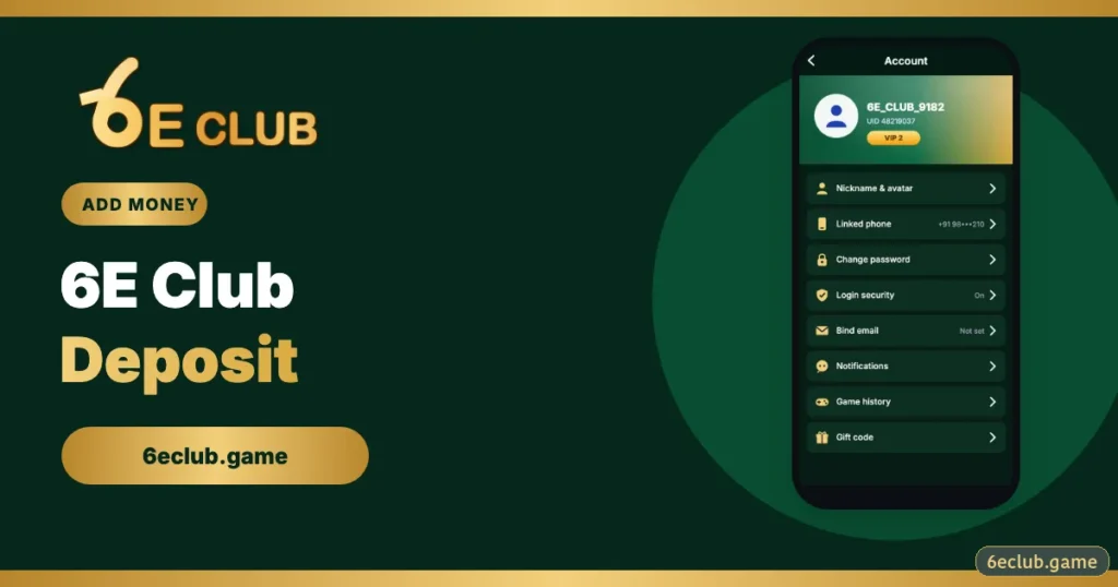6E Club deposit guide banner