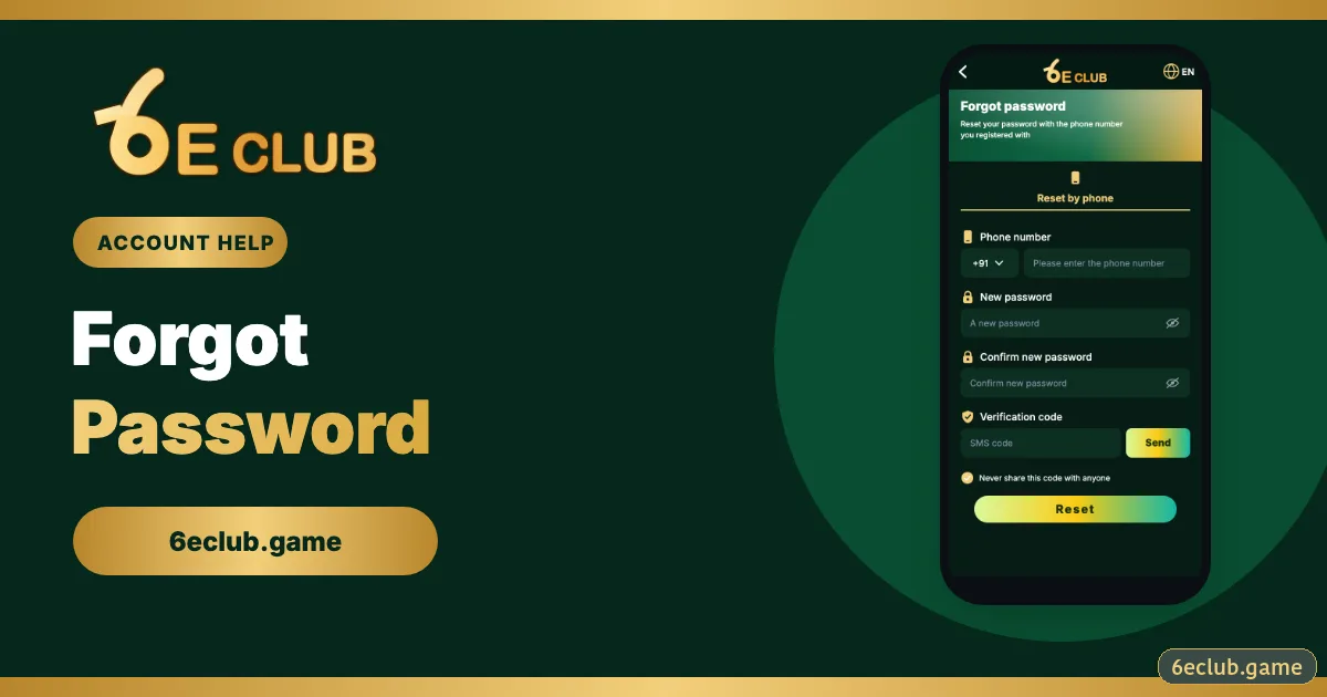 6E Club Forgot Password: Reset in 4 Steps