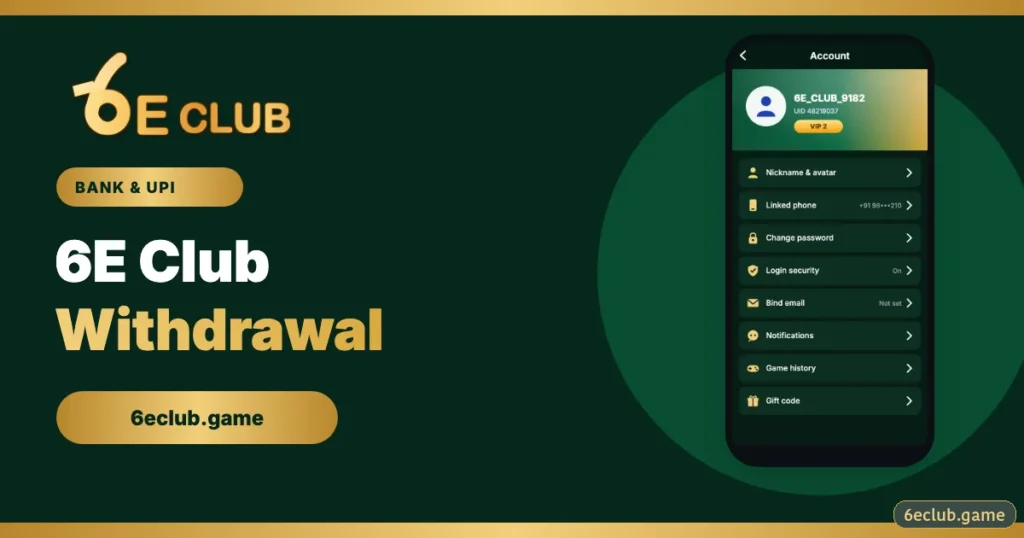 6E Club withdraw guide banner